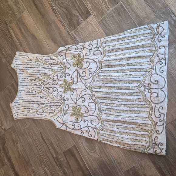 XS-M SPELL Spell & the Gypsy Collective Elsa Sequin Mini Dress in Eggnog - Picture 6 of 16